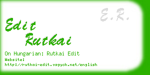 edit rutkai business card